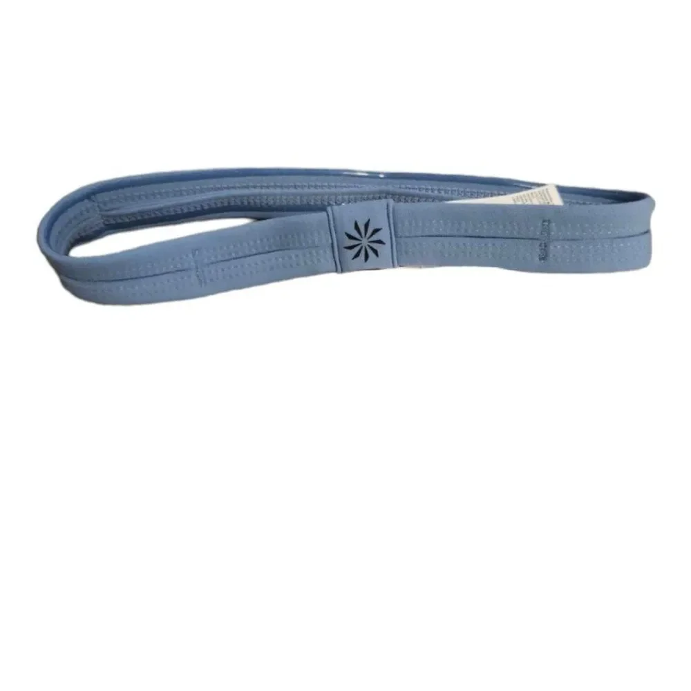 Athleta Girl Double Trouble Hair Headband One Size Blue Activewear